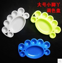 diy ceramic plaster graffiti painting tool palette small foot palette plaster painting