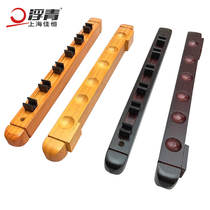 Floating green 6-hole wooden rack Rod billiard accessories by Rod Lever holder billiard frame Rod rack Rod Rod Holder Rod Holder
