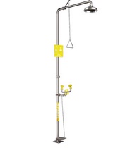 Stainless steel composite eyewash (no basin type) WG7050F composite emergency eyewash Laboratory