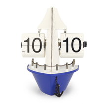 Bopai German fashion creative living room clock ship turn-over clock creative clock ornaments bedroom seat clock