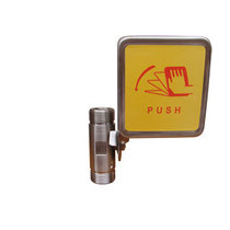 304 stainless steel eyewash accessories outer wire valve eyewash switch hand push ball valve hand push handle