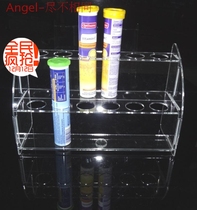 Candy rack effervescent film rack detachable acrylic display rack cashier display rack energy-saving lamp holder advertising promotion frame