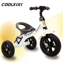Childrens tricycle stroller Baby bicycle Baby toy car inflatable wheel 1-2-3-4-year-old bicycle