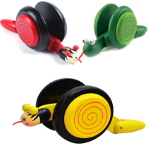 Wooden intellectual toy cable drawstring toddler drag snail drag small animal kindergarten children gift