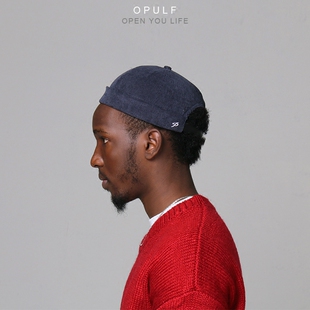 opulf 17fw miki hat复古可调节法国水手帽水兵帽无檐帽冬帽