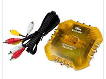 Audio and video switcher audio and video converter av switcher three in one out delivery line