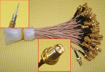 SMA antenna modification jumper joint SMA welding wire length 20cm outer screw inner needle