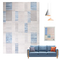 Light luxury post modern carpet living room bedroom ins wind Nordic Japanese net red mat bedside washless household square