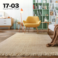India imported carpet hand woven yellow cotton linen living room tea table mattress bedside Morandi bedroom machine washable