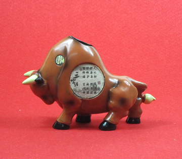 树脂工艺品 摆件牛如创意礼品 笔筒 动物