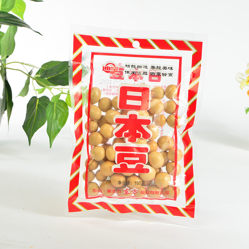 5包特色小吃零食品迪宝日本豆炒货坚果制品
