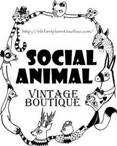 ★★ social  animal  vintage store ★★