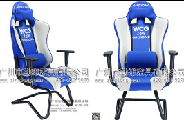 广州勤雄网吧桌椅沙发 专业网咖竞技椅游戏专用椅