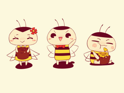 一群小蜜蜂丫