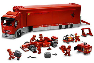 lego 8654 ferrari 乐高 红色法拉利货柜车  新品上架 ￥ 1,190.