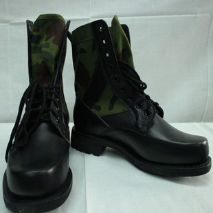 99阅兵靴 作战靴 高腰丛林迷彩作战靴 军迷收藏靴 新品上架 ￥ 208.