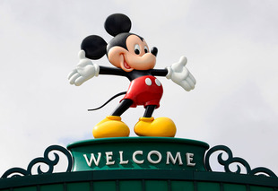 迪斯尼卡通米奇米老鼠米妮糖老鸭玻璃钢展会广场园林大型户外雕塑