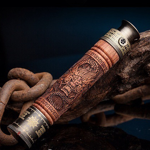 正品vape e-fire电子烟 木雕刻骷髅电子水烟潮人戒烟批发五个起 新品