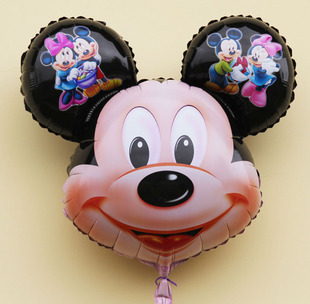米奇米妮气球 卡通铝箔氢气球迪士尼米奇头气球 婚庆装饰气球批发