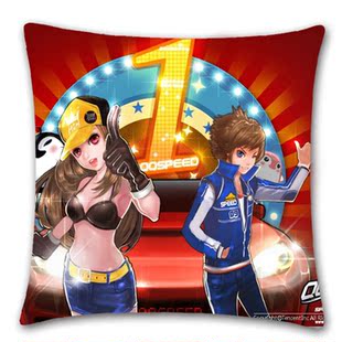 包邮定制qq飞车抱枕靠枕来图定做游戏图片生日礼物沙发枕枕头手枕