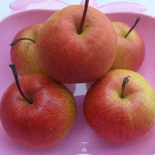 现货 新鲜红梨 北京红肖梨 止咳红梨 野梨 苹果梨 无农药 500g 新品