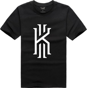 篮球训练服欧文全新标志 骑士詹姆斯篮球运动短袖t恤球衣可印号