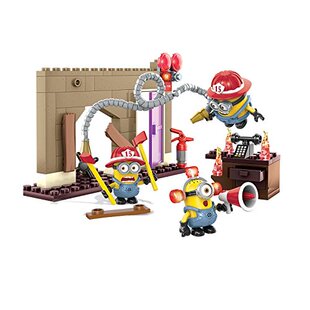 大眼萌小黄人 消防队 (美高 美加宝 mega bloks 乐高式拼插积木) 新品