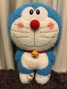日本直邮 哆啦a梦机器猫 可爱害羞毛绒玩具公仔摆件装饰布娃娃 新品