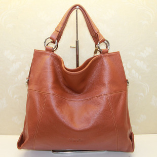 爆款皮匠坊真皮女包 头层牛皮女士大包 手提包斜挎包90435 新品上架