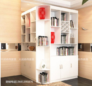 北京定制整体组合板式家具 简约现代 宜家酒柜 书柜转角柜 鞋柜图片