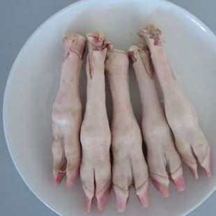 新鲜山羊生羊蹄子 当天宰杀 新鲜带筋羊蹄子 干净卫生 可大量批发