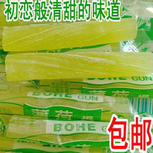 四川老式冰糖薄荷棍 纯手工薄荷糖 清凉糖润喉糖儿时零食3件包邮 新品