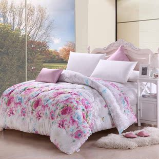 杉杉家纺 超柔羽丝绒被 保暖透气加厚被芯磨毛春秋冬被子2米双人 新品