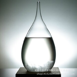天气预报瓶 新奇创意生日礼物 水滴风暴瓶显示瓶天气预报瓶玻璃瓶图片