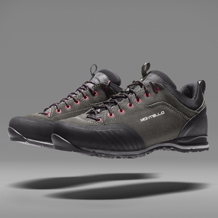 意大利蒙特罗montello 超轻户外头层翻毛皮耐磨徒步登山靴/鞋炭咖