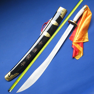 龙泉宝刀 武术单刀 游龙太极软刀 陈氏太极刀柳叶武术刀未开刃 新品