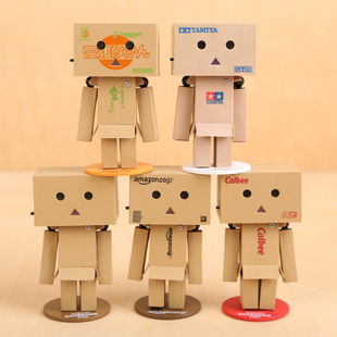 包邮 danboard danbo纸箱人阿楞发光摆件纸盒人卡通玩具玩偶礼物 新品