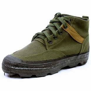 正品3539高帮解放鞋军鞋高腰作训鞋男户外工作鞋透气防臭胶鞋春夏