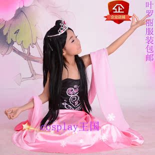 夜萝莉精灵梦扮演服女娃娃仙子叶罗丽cosplay公主裙动漫儿童服装图片
