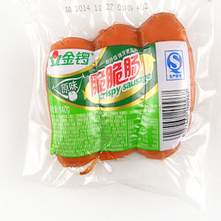 金锣脆脆肠140g 原味/香辣 满15包全国多省包邮 泡面伴侣