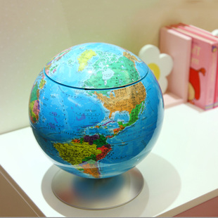 洁然塑料球形创意家用桌面感应式自动智能免充电垃圾桶书房特卖 新品