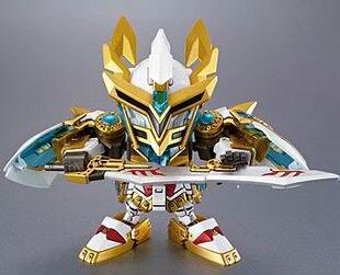 高达敢达塑料拼装玩具模型 sd三国传 真猛虎装孙权敢达 仲谋孙权 新品