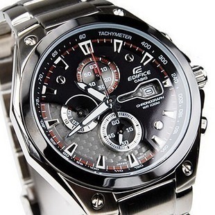 正品卡西欧手表全自动机械表男表运动防水钢带男士手表ef-564d-1a