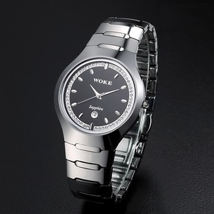 正品 握刻手表woke 韩版时尚 钨钢石英表 情侣手表  防水 新品上架