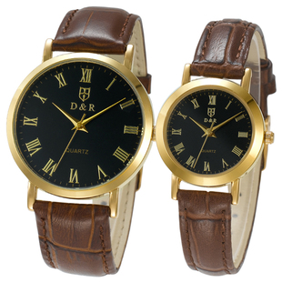 瑞士正品海琴超薄镶钻天王星机械表back情侣手表男浪琴海手表女表