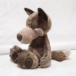 nici专柜正品森林朋友小狼公仔 站姿/趴姿狼公仔 送男孩 新品上架