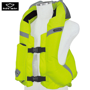 hit-air日本原装进口摩托车反光荧光安全气囊服马甲防摔赛车服男 新品