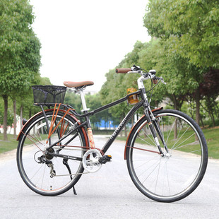 捷安特公路自行车 铝合金通勤车复古车变速自行车莫曼顿爱你1700 新品