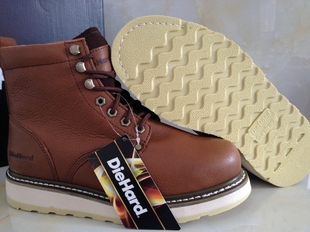 44码diehard/男款登山户外休闲 里外头层牛皮工作鞋    新品上架