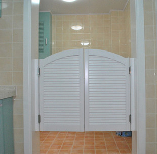 全实木百叶门自由门半门腰门隔断门卫生间门酒吧式牛仔门实木定制